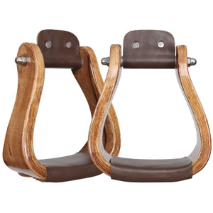 Showman Curved Ashwood Stirrups