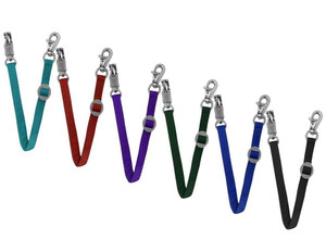 Adjustable Nylon Trailer Tie with Quick Release Panic Snap & Bull Snap