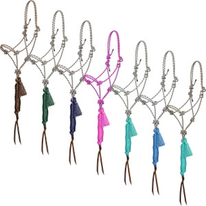 Showman Premium Diamond Quick-Tie Cowboy Knot Halter w/ Lead