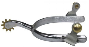 Showman Ladies Size Chrome Plated Spurs Showman Ladies Size Chrome Plated Spurs