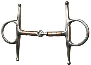 Showman Stainless Steel Full Cheek Snaffle Bit Showman Stainless Steel Full Cheek Snaffle Bit