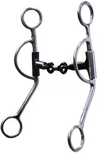 Showman Stainless Steel Sweet Iron Training Snaffle Bit