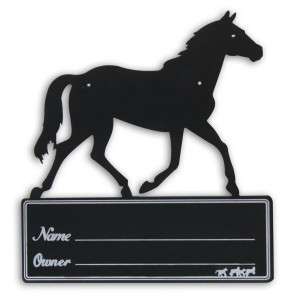 Showman Trotting Horse Stall Name Plate