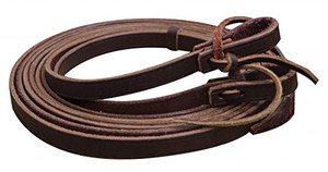 Showman 1/2" x 8' Argentina Cowhide Leather Split Reins