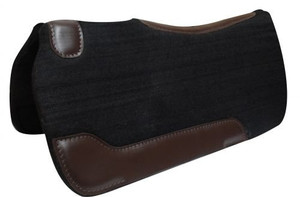 Showman Pony 24" x 24" Black Felt Saddle Pad Showman Pony 24" x 24" Black Felt Saddle Pad