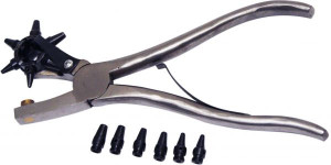 Showman Deluxe Leather Hole Punch