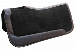 Showman 31" x 32" Black Felt Saddle Pad Showman 31" x 32" Black Felt Saddle Pad