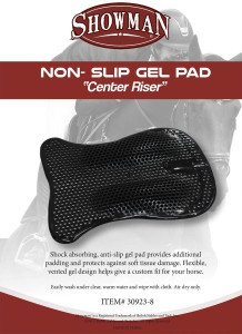 Showman Center Riser Non-Slip Gel Pad Showman Center Riser Non-Slip Gel Pad