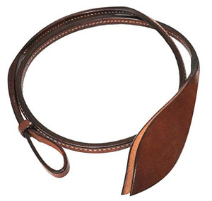 Showman 4' Leather Over Under Whip w/ Popper Showman 4' Leather Over Under Whip w/ Popper