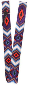 Showman Nylon Tie Strap w/ Purple Diamond Design Showman Nylon Tie Strap w/ Purple Diamond Design