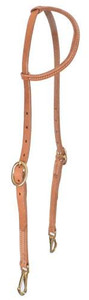 Showman Argentina Cowhide Harness Leather Single Ear Headstall Showman Argentina Cowhide Harness Leather Single Ear Headstall