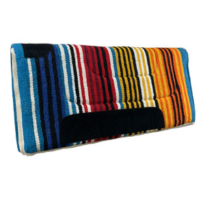 Showman 30" x 32" Serape Saddle Pad w/ Fleece Bottom Showman 30" x 32" Serape Saddle Pad w/ Fleece Bottom
