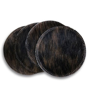 Brindle Cowhide Coasters