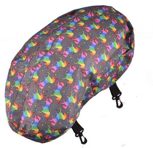 Showman Unicorn Print Nylon Cantle Bag