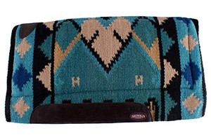 Showman 36"x34" Navajo Woven Wool Saddle Pad w/ Memory Felt Bottom