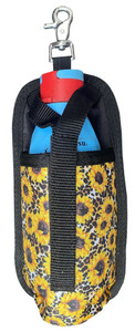 Showman Sunflower & Cheetah Print Nylon Bottle Holder Showman Sunflower & Cheetah Print Nylon Bottle Holder