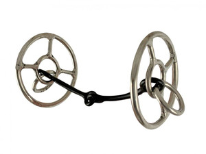Showman Double Ring Sweet Iron Snaffle Bit Showman Double Ring Sweet Iron Snaffle Bit