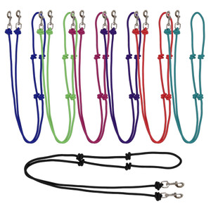 Showman 8' Knotted Durable Nylon Barrel Reins