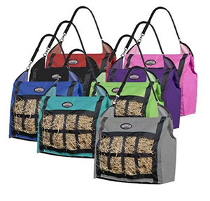 Showman Slow Feed Nylon Hay Tote 