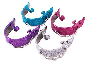 Showman Glitter Epoxy Aluminum Bumper Spurs