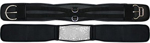 Showman Non-Slip Waffle Neoprene Girth w/ Gel Center Showman Non-Slip Waffle Neoprene Girth w/ Gel Center