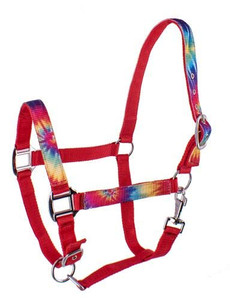 3-Ply Nylon Halter w/ Tie Dye Design