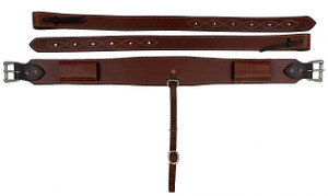 Showman Heavy Duty Leather 3" Back Rigging