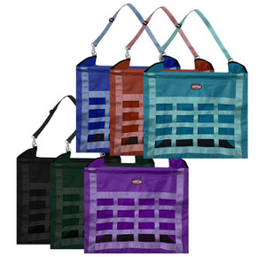 Showman Slow Feed Hay Bag w/ 16 Feeder Holes  Showman Slow Feed Hay Bag w/ 16 Feeder Holes