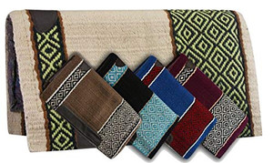 Showman 36" x 34" Cutter Style Saddle Pad w/ Diamond Design Showman 36" x 34" Cutter Style Saddle Pad w/ Diamond Design