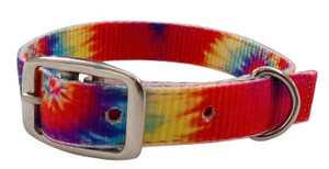 Showman Couture Tie-Dye Print Nylon Dog Collar Showman Couture Tie-Dye Print Nylon Dog Collar
