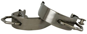 Showman Stainless Steel Bumper Spurs Showman Stainless Steel Bumper Spurs