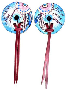 Showman "Follow Your Dreams" Bit Guards w/ Dream Catcher Design