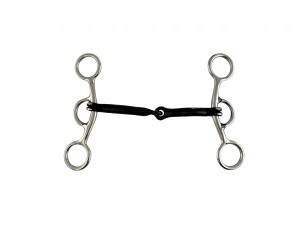 Showman Stainless Steel Bit w/ 5" Sweet Iron Broken Mouth