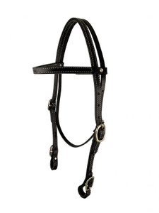 Showman Argentina Cow Leather Headstall