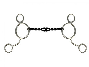 Showman Stainless Steel Wonder Bit w/ Twisted Sweet Iron Mouth