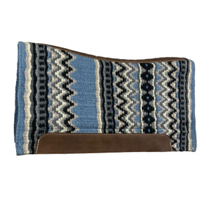 Showman 36" x 34" Southwest Wool Top Contoured Memory Felt Bottom Saddle Pad Showman 36" x 34" Southwest Wool Top Contoured Memory Felt Bottom Saddle Pad