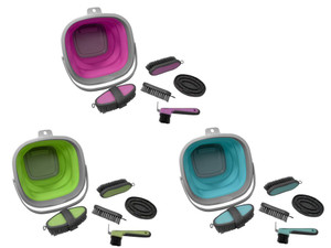 5 Piece Grooming Kit w/ Collapsible Bucket 5 Piece Grooming Kit w/ Collapsible Bucket
