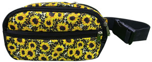 Showman Hip (Fanny) Pack w/ Sunflower & Cheetah Print Showman Hip (Fanny) Pack w/ Sunflower & Cheetah Print