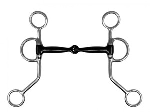 Showman Argentine Sweet Iron Single Jointed Bit Showman Argentine Sweet Iron Single Jointed Bit