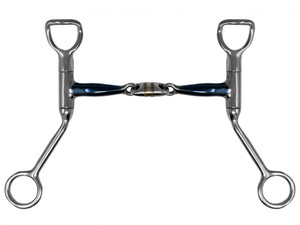 Showman Western Shank Sweet Iron Lozenge Bit