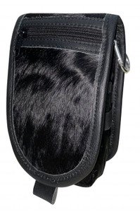 Showman Black Hair-On Cowhide Cell Phone/Accessory Case Showman Black Hair-On Cowhide Cell Phone/Accessory Case