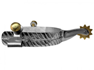 Showman Stainless Steel Engraved Spurs Showman Stainless Steel Engraved Spurs