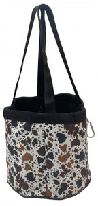 Showman Cow Print Nylon Grooming Tote Showman Cow Print Nylon Grooming Tote