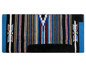 Showman 32" x 32" Navajo Acrylic Top Felt Saddle Pad Showman 32" x 32" Navajo Acrylic Top Felt Saddle Pad