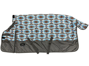 Showman FOAL/MINI 36"-40" Southwest Print 1200D Waterproof & Breathable Perfect Fit Turnout Blanket Showman FOAL/MINI 36"-40" Southwest Print 1200D Waterproof & Breathable Perfect Fit Turnout Blanket