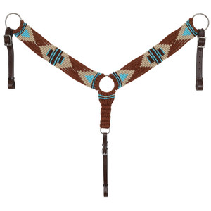 Showman Aztec Design Multi-Strand Wool String Breast Collar  Showman Aztec Design Multi-Strand Wool String Breast Collar