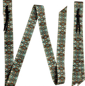 Showman Southwest Print Nylon Tie Strap & Off Billet Set Showman Southwest Print Nylon Tie Strap & Off Billet Set