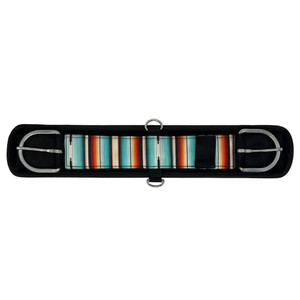 Showman Pony Teal Serape Neoprene Bottom Girth Showman Pony Teal Serape Neoprene Bottom Girth