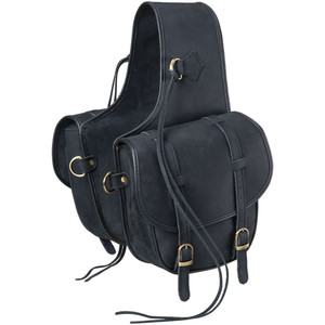 Tough1 Soft Leather Saddle Bag Tough1 Soft Leather Saddle Bag