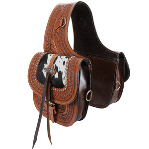 Showman Saddle Bag w/ Cowhide Accents Showman Saddle Bag w/ Cowhide Accents